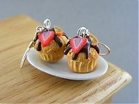 Art & Creativity: food shaped pendant and earrings