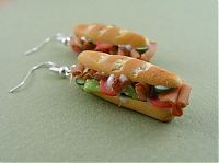 Art & Creativity: food shaped pendant and earrings