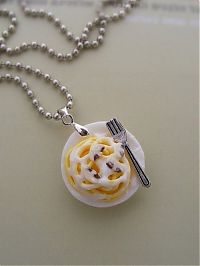 Art & Creativity: food shaped pendant and earrings