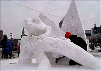 Art & Creativity: snow sculpture