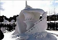 Art & Creativity: snow sculpture