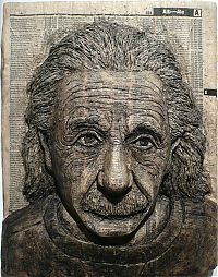 Art & Creativity: Phone book carvings by Alex Queral