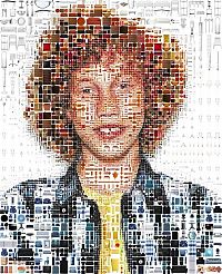 Art & Creativity: photographic mosaic portrait