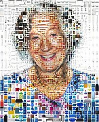 Art & Creativity: photographic mosaic portrait