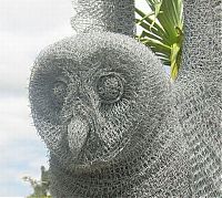 Art & Creativity: Chicken wire art by Ivan Lovatt