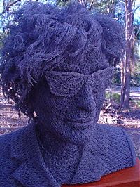 Art & Creativity: Chicken wire art by Ivan Lovatt