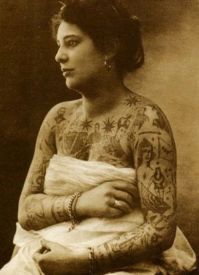 Art & Creativity: History: creative tattoo of the past