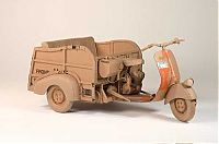 Art & Creativity: Cardboard vehicle by Chris Gilmour