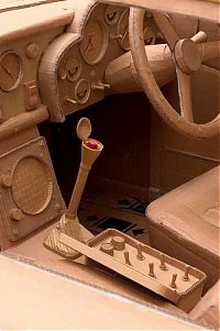 Art & Creativity: Cardboard vehicle by Chris Gilmour