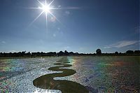 Art & Creativity: CD sea  by Bruce Munro