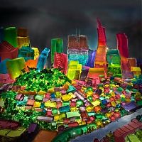 Art & Creativity: san francisco created from gelatin