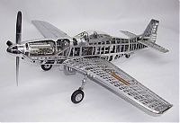 Art & Creativity: Aluminum airplane model by Young C. Park