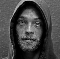 Art & Creativity: portrait of homeless