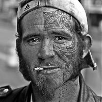 Art & Creativity: portrait of homeless