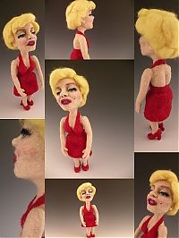 TopRq.com search results: Needle felted celebrities by Kay Petal