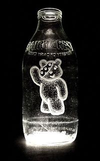 Art & Creativity: Milk bottle art by Charlotte Hughes-Martin