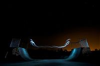 Art & Creativity: playing with light in a skate park