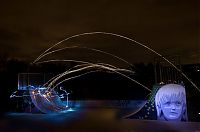 Art & Creativity: playing with light in a skate park