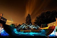 Art & Creativity: playing with light in a skate park