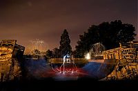 Art & Creativity: playing with light in a skate park