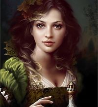 Art & Creativity: computer graphics digital painting girl illustration