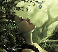Art & Creativity: computer graphics digital painting girl illustration