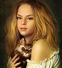 Art & Creativity: computer graphics digital painting girl illustration