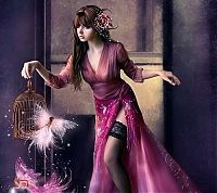 Art & Creativity: computer graphics digital painting girl illustration