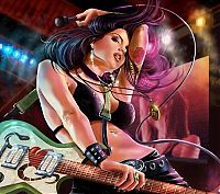 Art & Creativity: computer graphics digital painting girl illustration