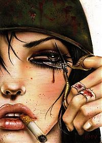 TopRq.com search results: Smoking girl by Brian M. Viveros