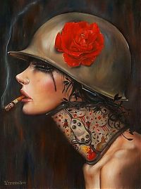 TopRq.com search results: Smoking girl by Brian M. Viveros