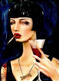 TopRq.com search results: Smoking girl by Brian M. Viveros