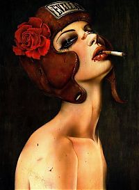 TopRq.com search results: Smoking girl by Brian M. Viveros
