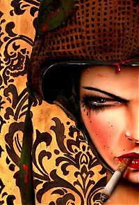 TopRq.com search results: Smoking girl by Brian M. Viveros