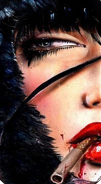 TopRq.com search results: Smoking girl by Brian M. Viveros