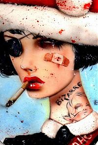 Art & Creativity: Smoking girl by Brian M. Viveros
