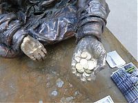 TopRq.com search results: Sculptures of homeless people by Jens Galschiøt