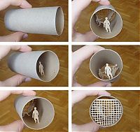 Art & Creativity: Paper rolls art by Anastassia Elias