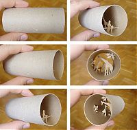 Art & Creativity: Paper rolls art by Anastassia Elias