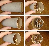 Art & Creativity: Paper rolls art by Anastassia Elias