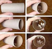 Art & Creativity: Paper rolls art by Anastassia Elias