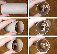 Art & Creativity: Paper rolls art by Anastassia Elias