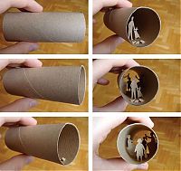 Art & Creativity: Paper rolls art by Anastassia Elias