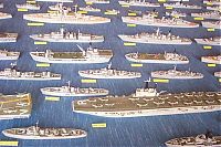 Art & Creativity: Matchbox naval fleet by Phil Warren