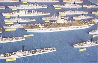 Art & Creativity: Matchbox naval fleet by Phil Warren