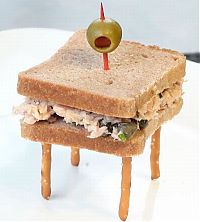 Art & Creativity: art from sandwiches