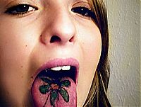 Art & Creativity: tongue tattoo