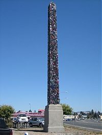 Art & Creativity: Bicycle obelisk by Mark Grieve and Ilana Spector