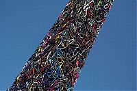 Art & Creativity: Bicycle obelisk by Mark Grieve and Ilana Spector