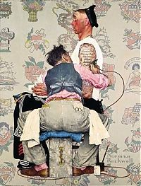 Art & Creativity: Retro photography paintings by Norman Rockwell